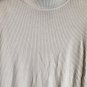 Designs by Lane Bryant Ivory Women's Ribbed Long Sleeve Sweater 18/20 002