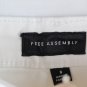 Free Assembly White Women's Rolled Cuff Jean Short Size 8 029