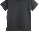 Hanes Perfect Black Boys Casual T Shirt Crewneck Pullover Short Sleeve M 001