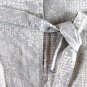 Worthington White Gray Women's Flared Pleated Dressy Shorts Belted 14 030