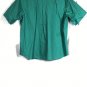 Liz Claiborne Green Women's Career Top Blouse Short Sleeve Button Up 18W 043