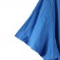 Karen Scott Blue Women's Top Blouse Beaded Neckline Short Sleeve 2X 055