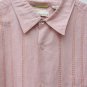 Cubavera Orange Hawaiian Shirt Embroidered Short Sleeve Button Down XXL  003