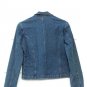 Sharon Young Women's Pocket Beads Blue Denim Jean Jacket Blazer Top Size 4   017