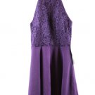 City Triangles Purple Juniors Mini Dress Halter Top Glitters Lace Size 7 053 City Triangles Purple Juniors Mini Dress Halter Top Glitters Lace Size 7 053