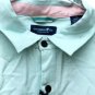 Caribbean Joe Men's Dress Long Sleeve Shirt Green Size Large  001