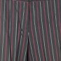 Lane Bryant Black Striped Women's Front Zip Ankle Pants Size 20 026