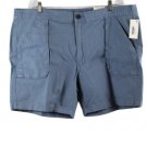 St John's Bay Blue Men's Casual Shorts Front Zip Button Closure Size 42 002 St John's Bay Blue Men's Casual Shorts Front Zip Button Closure Size 42 002