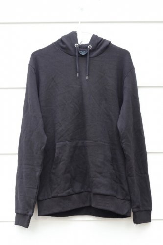 ASOS Design Black Sweatshirt Hoodie Drawstring Size Medium  010