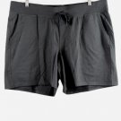 Hanes Black Women's Casual Lounge Short Drawstring XXL 052