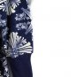 Helen's Heart Blue White Women's Top Blouse Long Sleeve 1X 034