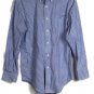 Ralph Lauren Blue White Check Men's Dress Shirt Long Sleeve Button Down M 003