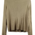 Stonebroke Gold Women's Ribbed Long Sleeve Sweater Pullover XL 045