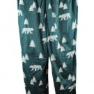 St John's Bay Green Men's Fleece Sleepwear Pajama Pants Drawstring Waist M 009 St John's Bay Green Men's Fleece Sleepwear Pajama Pants Drawstring Waist M 009