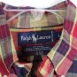 Ralph Lauren Plaid Men's Short Sleeve Men's Dress Shirt Button Down Large 012