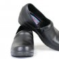 Cherokee Harmony Workwear Authentic Women's Clogs Black Leather Size 9W