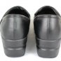 Cherokee Harmony Workwear Authentic Women's Clogs Black Leather Size 9W
