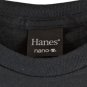 Hanes Black & White Men's T Shirt American Flag Short Sleeve Small 003