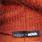 Fashion Nova Cognac Women's All This Warmth Turtle Neck Sweater Size 1X 021