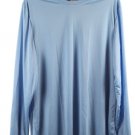 Hanes Blue Men's Cool Dri Casual Shirt Long Sleeve Pullover XL 012