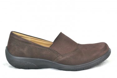 Hotter Comfort Concept Solace Women's Comfort Shoes Slip On Brown Leather Size 7