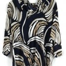 Dana Buchman Multicolor Women's Top Blouse Pullover XL 034