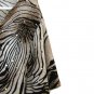 Essentials Women's 2 Pc Blouse Skirt Stretched Glitters Animal Print 1X   001