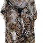 Essentials Women's 2 Pc Blouse Skirt Stretched Glitters Animal Print 1X   001