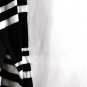 Chaps Black White Striped Women's Top Blouse Long Sleeve Pullover 2X 024
