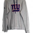 Next Level Gray Men's NY Sweatshirt Hooded Drawstring Size Large 011