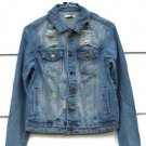 Fashion Nova Blue Women's Iconic Denim Jeans Jacket Medium Blue Wash XS 009 Fashion Nova Blue Women's Iconic Denim Jeans Jacket Medium Blue Wash XS 009