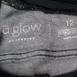 A Glow Black Women's Maternity Jegging Pants  Pull On Size 12 025