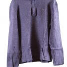 Calvin Klein Purple Men's Long Sleeve Sweat Shirt Quarter Zip Large 010