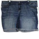 Old Navy Curvy Blue Denim Women's Shorts Size 28 Plus Regular 044