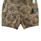 Mutual Weave Brown Floral Men's Chino Board Short 40 003