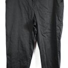 Ruby Rd Black Women's Cropped Pants Zip Button Closure Size 20W 037