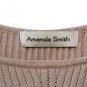 Amanda Smith Beige Women's Tank Top Sleeveless Size Small 014