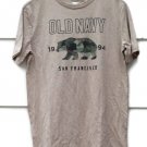 Old Navy Brown San Fransisco Bear 1994 Shirt Short Sleeve Crew Neck XXL   005
