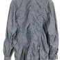 Style & Co Blue Blue Women's Long Sleeve Top Blouse Roll Tab 20W 026