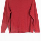 Westbound Red Stretch Women's Long Sleeve Pullover Sweater Top XL 040
