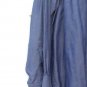 Tommy Hilfiger Men's Dress Long Sleeve Shirt Blue 80's 2 Ply Fabric Size XXL 012