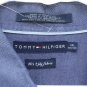Tommy Hilfiger Men's Dress Long Sleeve Shirt Blue 80's 2 Ply Fabric Size XXL 012