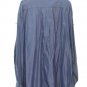 Tommy Hilfiger Men's Dress Long Sleeve Shirt Blue 80's 2 Ply Fabric Size XXL 012