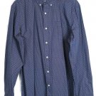 Chaps Blue Men's Long Sleeve Dress Shirt Button Down Size Large 015