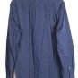 Chaps Blue Men's Long Sleeve Dress Shirt Button Down Size Large 015