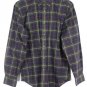 St John's Bay Plaid Multicolor Men's Long Sleeve Dress Shirt Medium 003