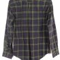 St John's Bay Plaid Multicolor Men's Long Sleeve Dress Shirt Medium 003