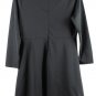 Jusfitsu Black Women's Short Dress Long Sleeve Back Zip Closure XL 053