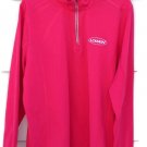 Sport Tek Lowen Women's Pink Athletic Wear Sweater Long Sleeve 1/4 Zip  XXL  006