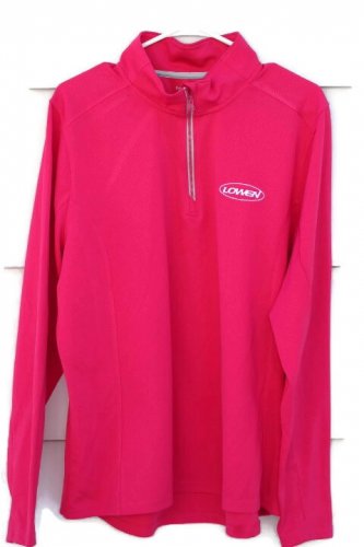 Sport Tek Lowen Women's Pink Athletic Wear Sweater Long Sleeve 1/4 Zip  XXL  006